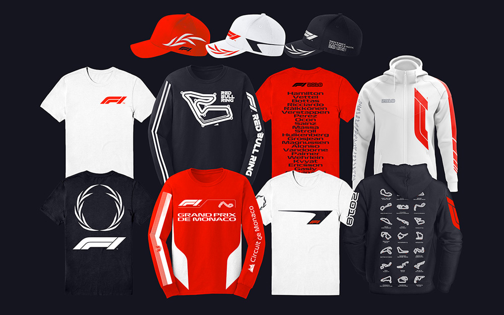 运动品牌设计-深圳VI设计-F1世界一级方程式启用全新品牌标志